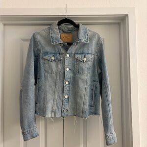BlankNYC Cropped Blue Denim Women's Jacket